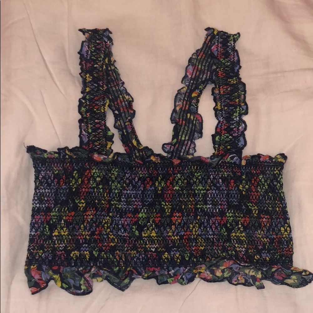Urban Outfitters Multi Color Crop Top